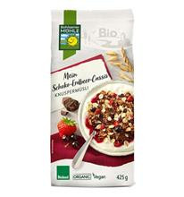 Musli Crocant cu Ciocolata Capsuni si Coacaze Negre Bio 425 grame Bohlsener Muhle Cod: BHM101674 foto