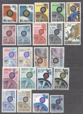 Lot 1967 Europa CEPT 22 values MNH AC.812 foto