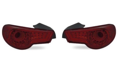 Set stopuri, lampa spate SUBARU BRZ, 06.2012-12.2020; TOYOTA GT-86, 06.2012-06.2021, partea stanga, dynamic indicator; LED; negru, transparent; TUNIN foto