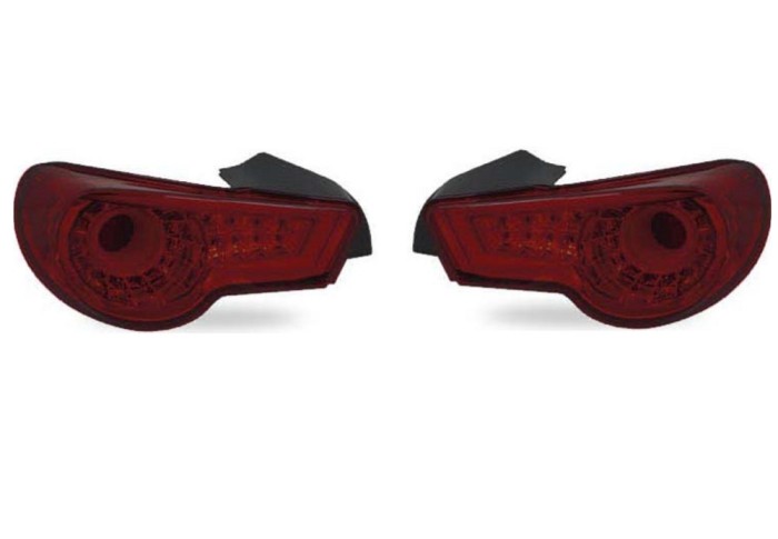 Set stopuri, lampa spate SUBARU BRZ, 06.2012-12.2020; TOYOTA GT-86, 06.2012-06.2021, partea stanga, dynamic indicator; LED; negru, transparent; TUNIN