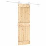 Cumpara ieftin Usa glisanta cu set de feronerie 70x210 cm, lemn masiv de pin