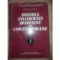 Istoria filozofiei moderne si contemporane vol 1- Ion Banu, Ion Bansoiu