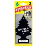 Odorizant auto, bradut, Wunder - Baum, Black Ice, pachet promo 2+1, 7.6 x 0.8 x 19 cm, WUNDER-BAUM&reg;