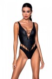 Body din Piele Ecologica Francesca, Negru, S/M