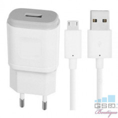 Incarcator 3A Cu Cablu MicroUSB FAST CHARGER Alb In Blister foto