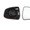Geam oglinda exterioara cu suport fixare Ford Focus 3, 12.2010-08.2018-; Mondeo (Ba7), 09.2010-02.2015, Dreapta, incalzita; geam asferic; cromat; pen