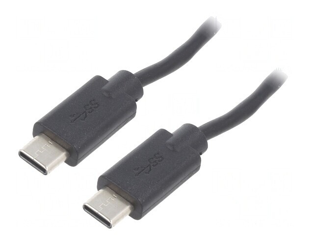 Cablu USB 2.0 USB C Dublu 3m Negru