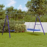 vidaXL Set leagăn de exterior cu leagăn, leagăn cu disc, leagăn cuib