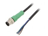 Cablu de Conectare M12 5 PIN 1.5m 60VAC 4A PVC