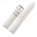 Cumpara ieftin Curea Ceas din Piele Naturală Albă | Gama Completă 8mm - 28mm | Tratată