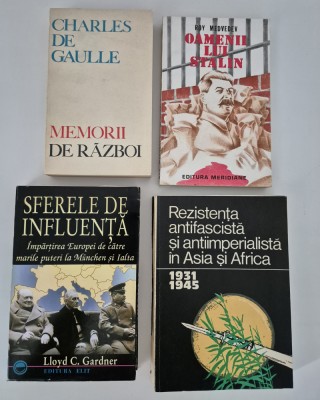 Set carti istorie Patru volume Stalin / Charles de Gaulle / Lloyd C Gardner foto