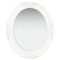 Gossi oglinda de perete in stil baroc, alb, 50 x 60 cm
