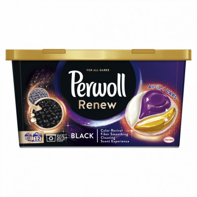 Detergent Capsule Pentru Rufe, Perwoll, Renew Black, 12 capsule foto