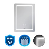 Oglindă video cu iluminare LED 60x80 cm