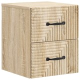vidaXL Dulap de noapte suspendat Stejar Sonoma 34,5 x 33 x 40 cm 898639