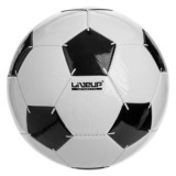 Minge de fotbal, Nr. 5, Alb-Negru, Piele sintetica, CMCLASS