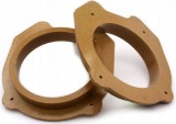 Set Distantiere MDF Boxe Auto 165mm Citroen C4 2004-2010, Inele Adaptoare Difuzoare Impregnate, Montaj Usi Fata/Spate BASSER