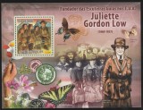 Sao Tome e Principe 2010 - Cercetasi, Juliette Gordon Low, colita, dantelata, MNH, Mi.Bl.798