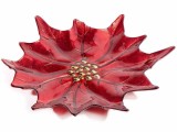 Cumpara ieftin Set 2 platouri sticla aurie rosie 33 cm