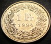 Moneda 1 FRANC - ELVETIA, anul 1994 * cod 4726, Europa