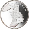 Elvetia 20 Francs 2014 (Joc de cărți Jass) Argint 20 g/835, 33 mm KM-152 UNC !!!, Europa
