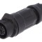 Conector Circular Mufă 12mm 4-Pin Aurit 5A Mamă
