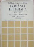 Bibliografia Revistelor Romania Literara - C. Ciuchindel