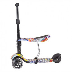 Trotineta evolutiva Scooter 3 in 1 Ride and Skate Scretch