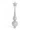 Ornament pt. v&acirc;rful pomului de Crăciun - 18,5 cm, argintiu