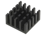 Radiator Aluminiu Extrudat Negru 33x33x10mm