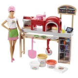 Cumpara ieftin Set de joaca Barbie Papusa Barbie Pizza Chef