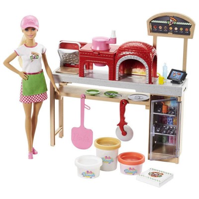 Set de joaca Barbie Papusa Barbie Pizza Chef foto