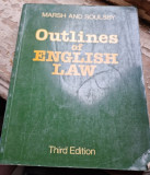 Outlines of english law - Marsh and Soulsby