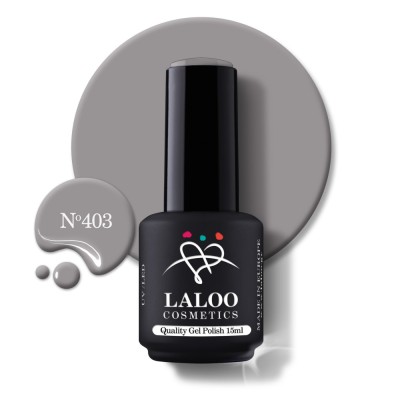 &amp;Nu;&amp;omicron;.403 Paste Grey | Laloo gel polish 15ml foto