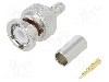 Conector BNC, 50&Omega;, tata, aurit, AMPHENOL - 112116