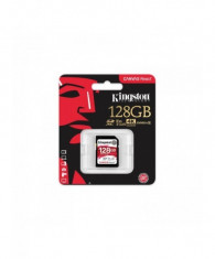 Secure digital card kingston 128gb sdxc clasa 10 uhs-i 100mb/s foto
