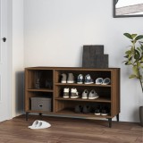 VidaXL Pantofar, stejar maro, 102x36x60 cm, lemn prelucrat