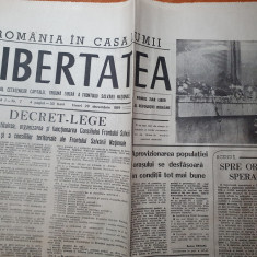 ziarul libertatea 29 decembrie 1989-revolutia romana-articole si fotografii