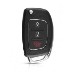 Carcasa cheie Topautochei&reg; pentru Hyundai HB20 SANTA FE IX35 IX45 Accent I40 Solaris 3 butoane