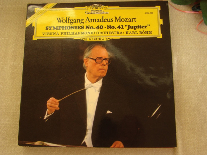 MOZART - Simfonia Nr. 40 si 41 Jupiter - Vinil Deutsche Grammophon Anglia