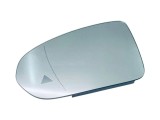 Geam oglinda Mercedes Clasa A W177 06.2018-, Clasa Cla C118 03.2019-, stanga, incalzire; sticla asferica; sticla crom; cu functie asistenta laterala