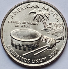 25 cents / quarter 2009 USA, American Samoa, Teritorii, litera P, unc foto