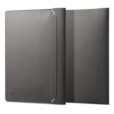 Husa pentru laptop 13, 14&amp;quot;, spigen valentinus sleeve, city grey foto