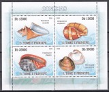 Sao Tome si Principe 2009 - Scoici, Bloc, Cota 10 EURO, MNH