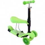 Trotineta Evolutiva Scooter 3 in 1 green