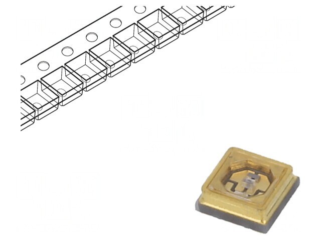 LED UV-A UV-C 120&deg; 100mA 270-280nm 390-400nm 3535