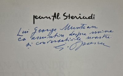 Album de arta Jean Steriadi Desenator George Oprescu Carte cu autograf foto