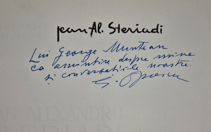Album de arta Jean Steriadi Desenator George Oprescu Carte cu autograf