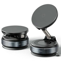 Suport magnetic cu ventuză vacuum pentru telefon &ndash; fixare ultra puternică pe orice suprafață