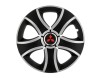 Set 4 capace roti Bis Gri-Negru R16 pentru gama auto Mitsubishi, Autohelix MSA